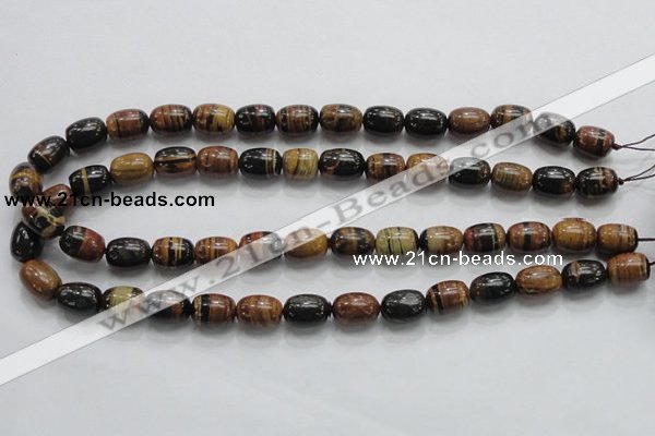 COP207 15.5 inches 10*14mm egg-shaped natural brown opal gemstone beads