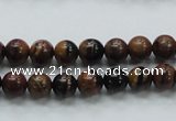 COP220 15.5 inches 8mm round natural brown opal gemstone beads