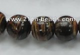 COP224 15.5 inches 16mm round natural brown opal gemstone beads