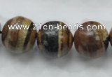 COP225 15.5 inches 18mm round natural brown opal gemstone beads