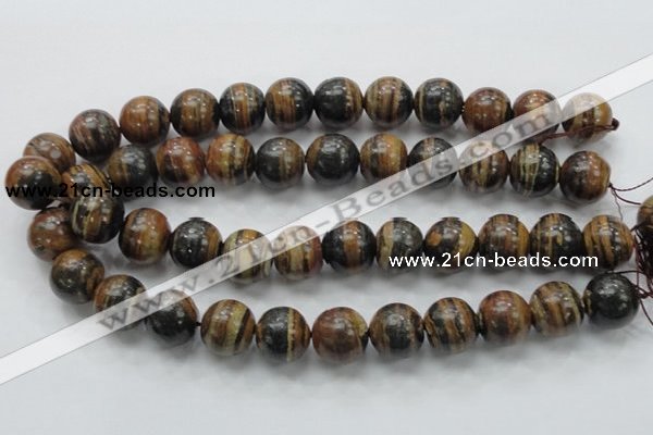 COP225 15.5 inches 18mm round natural brown opal gemstone beads