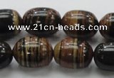 COP227 15.5 inches 15*20mm egg-shaped natural brown opal gemstone beads