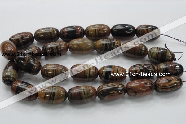 COP228 15.5 inches 20*30mm egg-shaped natural brown opal gemstone beads