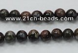 COP265 15.5 inches 8mm round natural grey opal gemstone beads