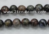 COP266 15.5 inches 10mm round natural grey opal gemstone beads