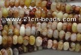 COP302 15.5 inches 3*6mm rondelle brandy opal gemstone beads wholesale