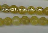 COP333 15.5 inches 10mm round yellow opal gemstone beads wholesale