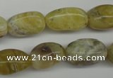 COP341 15.5 inches 10*14mm – 14*20mm nuggets yellow opal gemstone beads