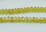 COP350 15.5 inches 4*6mm rondelle yellow opal gemstone beads wholesale