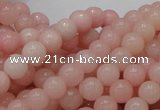 COP403 15.5 inches 8mm round Chinese pink opal gemstone beads