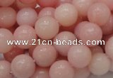 COP405 15.5 inches 12mm round Chinese pink opal gemstone beads