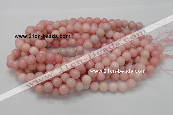 COP405 15.5 inches 12mm round Chinese pink opal gemstone beads