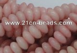 COP408 15.5 inches 5*10mm rondelle Chinese pink opal gemstone beads