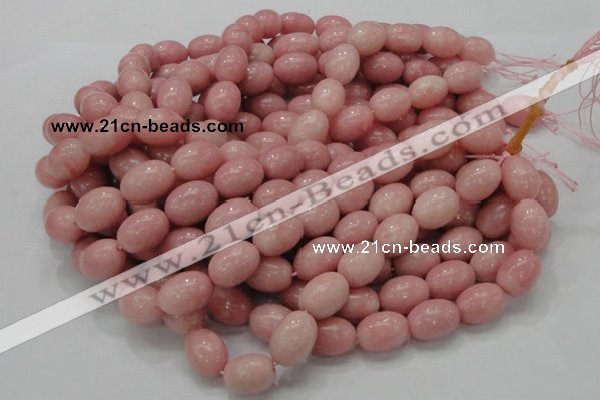 COP410 15.5 inches 13*18mm rice Chinese pink opal gemstone beads