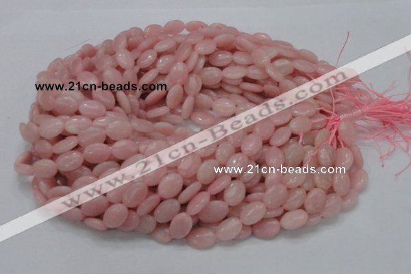 COP418 15.5 inches 10*14mm oval Chinese pink opal gemstone beads