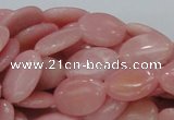 COP419 15.5 inches 14*18mm oval Chinese pink opal gemstone beads