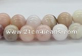 COP44 10mm smooth round natural pink opal beads Wholesale