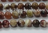 COP501 15.5 inches 8mm round natural red opal gemstone beads