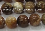 COP504 15.5 inches 14mm round natural red opal gemstone beads