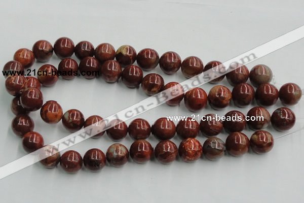 COP515 15.5 inches 16mm round red opal gemstone beads wholesale