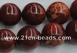 COP516 15.5 inches 18mm round red opal gemstone beads wholesale