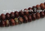 COP518 15.5 inches 5*8mm rondelle red opal gemstone beads wholesale