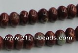 COP519 15.5 inches 6*10mm rondelle red opal gemstone beads wholesale