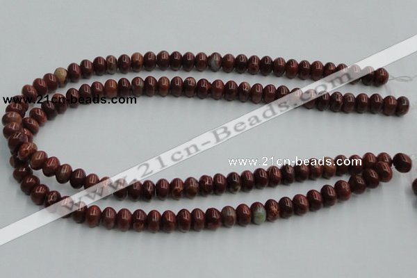 COP519 15.5 inches 6*10mm rondelle red opal gemstone beads wholesale