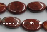 COP523 15.5 inches 18*25mm oval red opal gemstone beads wholesale