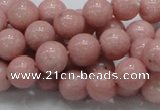 COP53 15.5 inches 10mm round natural pink opal gemstone beads