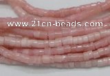 COP57 15.5 inches 2.5*3.5mm column natural pink opal gemstone beads