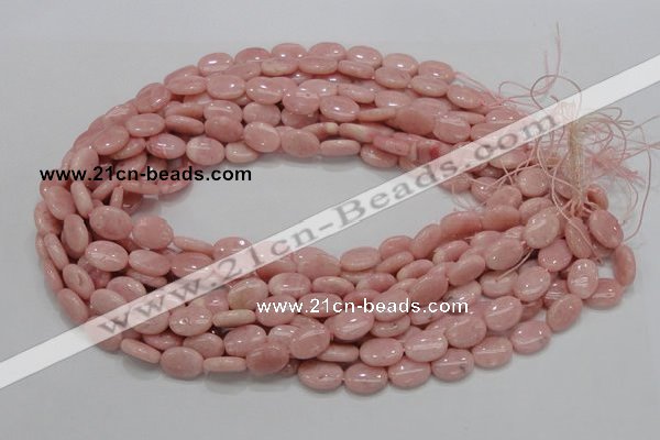 COP63 15.5 inches 10*14mm oval natural pink opal gemstone beads