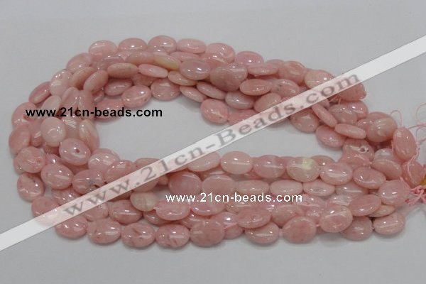 COP64 15.5 inches 12*16mm oval natural pink opal gemstone beads