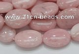 COP65 15.5 inches 14*18mm oval natural pink opal gemstone beads