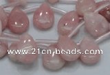 COP73 15.5 inches 10*14mm flat teardrop natural pink opal beads