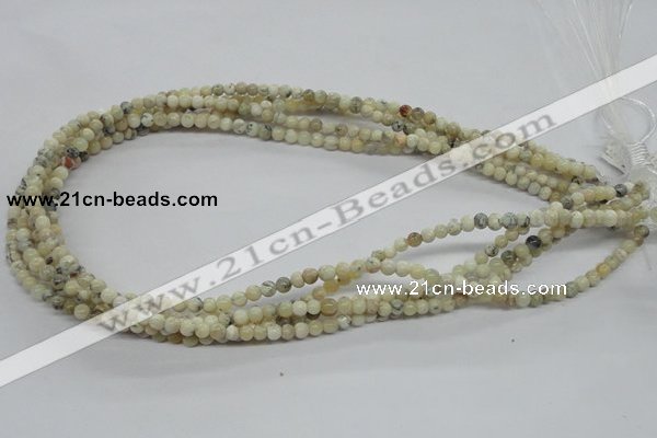 COP800 15.5 inches 4mm round natural African opal beads