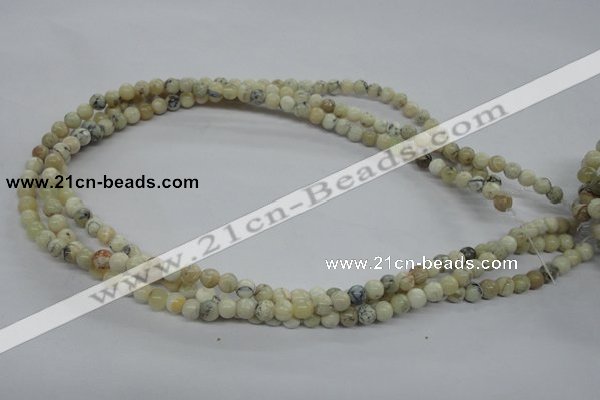 COP801 15.5 inches 6mm round natural African opal beads