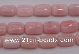 COP81 15.5 inches 8*12mm rectangle natural pink opal gemstone beads