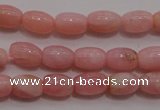 COP85 15.5 inches 4*6mm drum natural pink opal gemstone beads