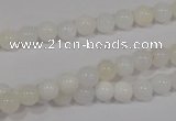 COP901 15.5 inches 8mm round natural white opal gemstone beads