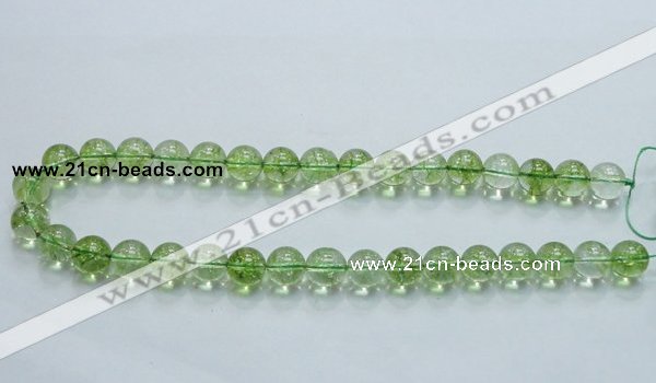 COQ03 16 inches 4mm round dyed olive quartz beads wholesale