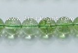 COQ07 16 inches 16mm round dyed olive quartz beads wholesale