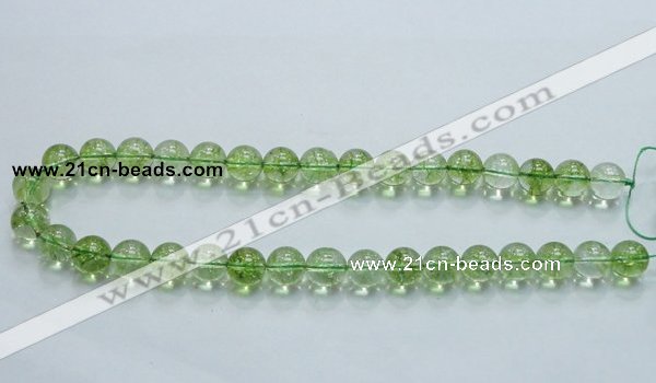 COQ09 16 inches 20mm round dyed olive quartz beads wholesale