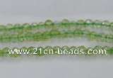 COQ10 16 inches 4mm faceted round dyed olive quartz beads wholesale