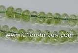 COQ20 16 inches 5*10mm rondelle dyed olive quartz beads wholesale