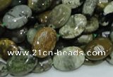 COS04 15.5 inches 10*14mm oval ocean stone beads wholesale