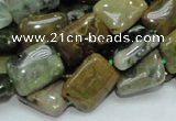 COS08 15.5 inches 12*16mm rectangle ocean stone beads wholesale