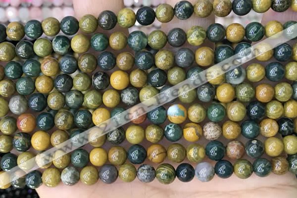 COS301 15.5 inches 6mm round ocean jasper beads wholesale