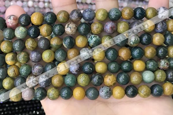 COS302 15.5 inches 8mm round ocean jasper beads wholesale