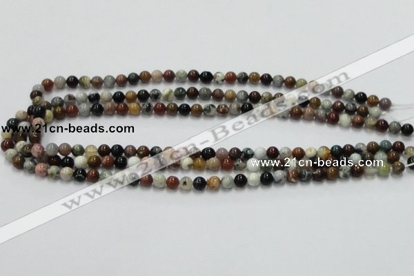 COS38 15.5 inches 6mm round ocean stone beads wholesale